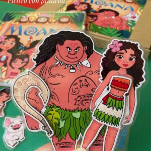 Moana Libro con Velcro